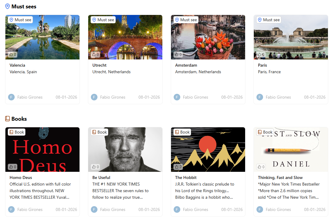 Inspiration Landing Page